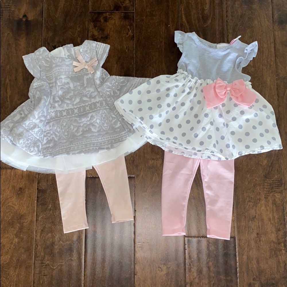 Baby girl outfits never worn size 3-6 months